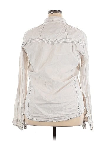 Buckle Black Long Sleeve Button-Down Shirt (view 2)