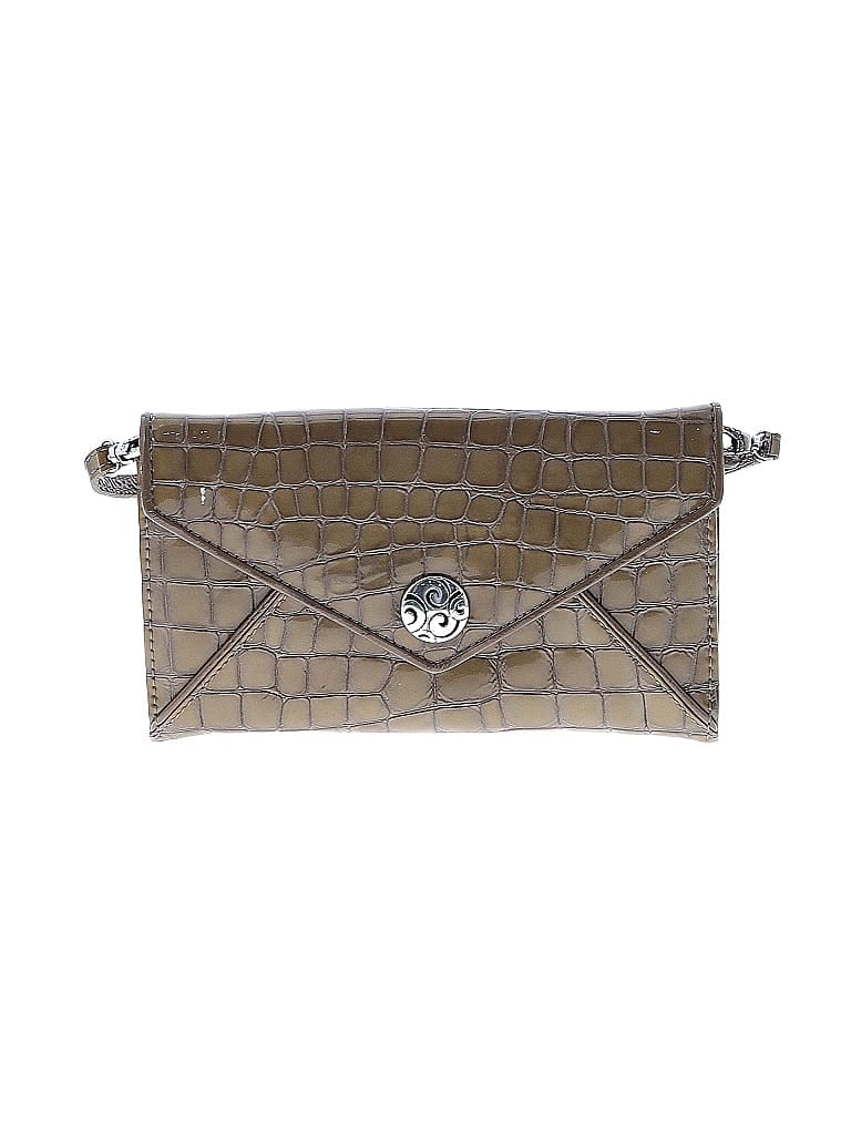 Brighton 100% Leather Gold Tan Leather Crossbody Bag One size - photo 1