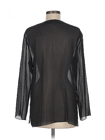Chico's Long Sleeve Silk Top (view 2)