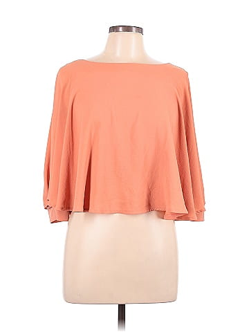 Zara W&B Collection 3/4 Sleeve Top (view 1)