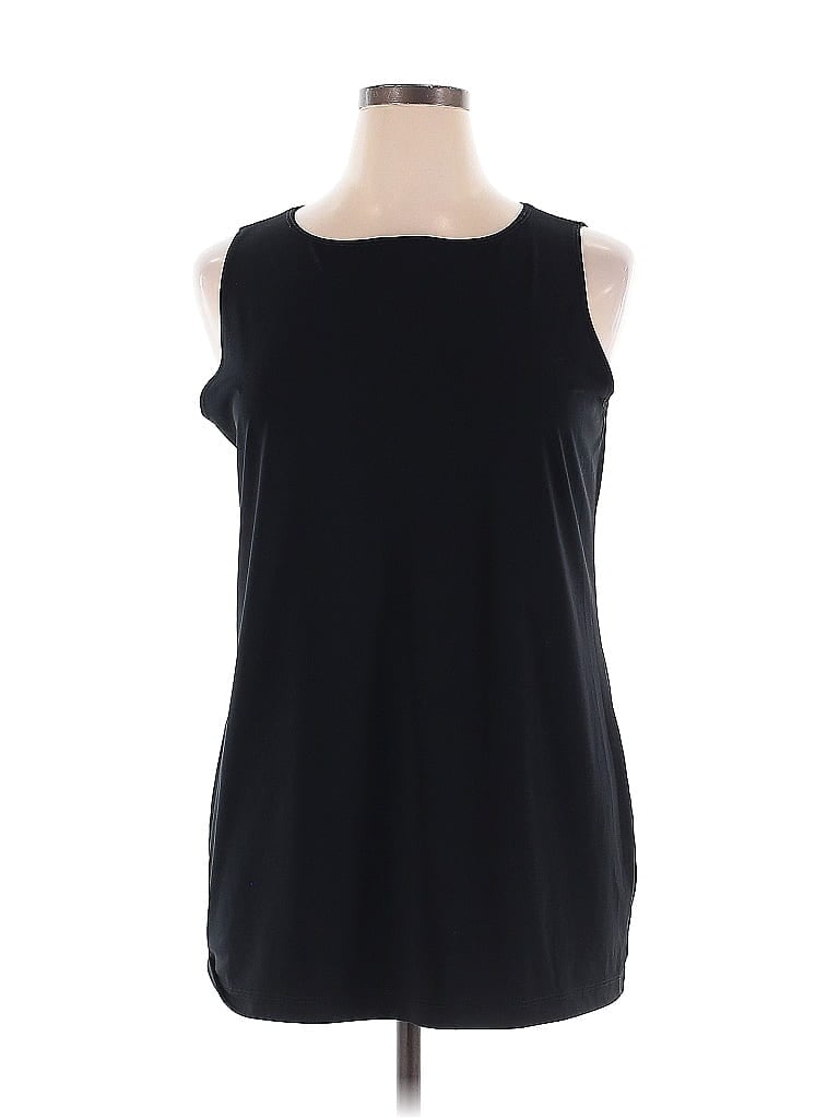 Pre-owned Chico's Sleeveless T-shirt In Black