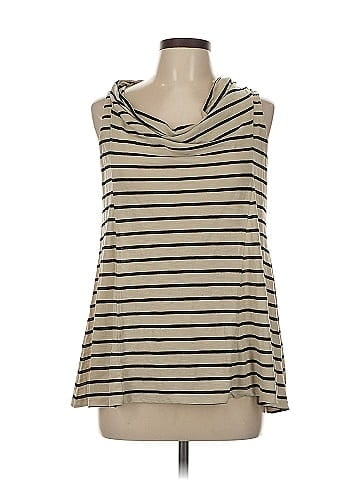 August Silk Sleeveless T-Shirt (view 1)