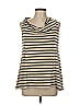 August Silk Tan Sleeveless T-Shirt Size L - photo 1