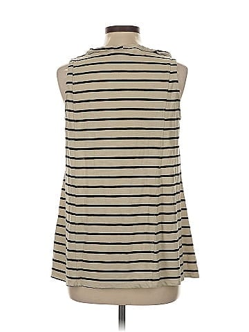 August Silk Sleeveless T-Shirt (view 2)