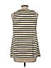 August Silk Tan Sleeveless T-Shirt Size L - photo 2
