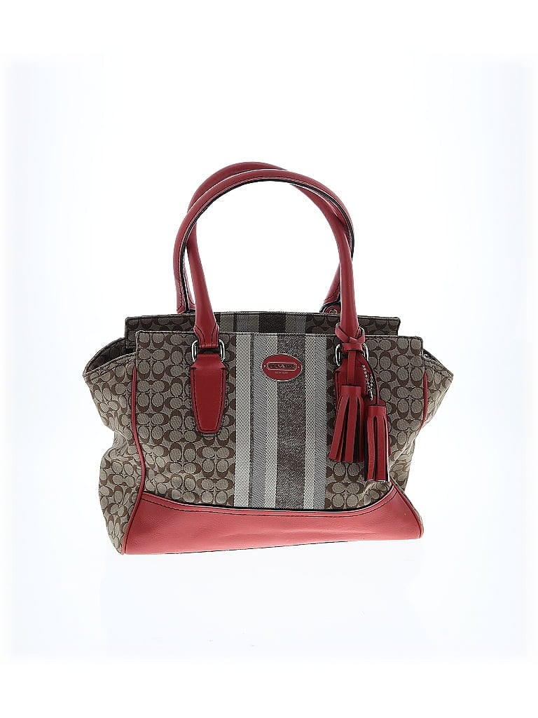Coach Print Red Tote One size - photo 1