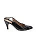 Salvatore Ferragamo Floral Black Heels Size 8 1/2 - photo 1