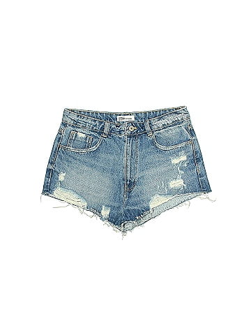 Zara TRF Denim Shorts (view 1)