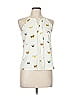 Shein Ivory Sleeveless Blouse Size 6 - photo 1