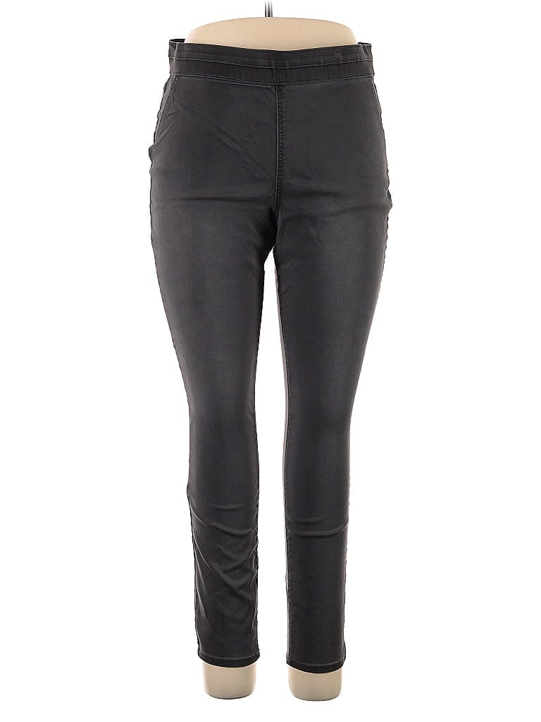 Soho JEANS NEW YORK & COMPANY Black Active Pants Size XL - photo 1