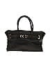 Onna Ehrlich 100% Leather Solid Black Gray Leather Satchel One size - photo 1