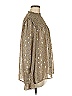 Elan 100% Polyester Gold Long Sleeve Blouse Size M - photo 4
