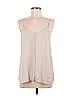 Tart 100% Polyester Tan Sleeveless Blouse Size M - photo 1