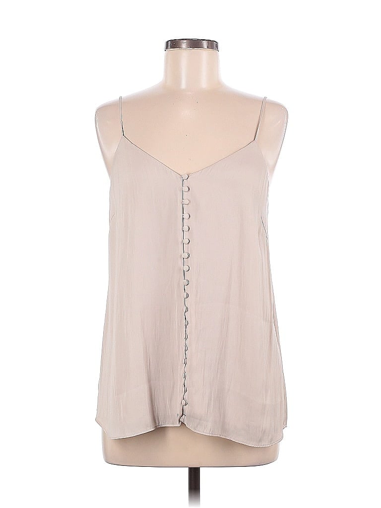 Tart 100% Polyester Tan Sleeveless Blouse Size M - photo 1