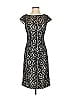 ML Monique Lhuillier Paisley Black Cocktail Dress Size 2 - photo 1