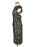 ML Monique Lhuillier Paisley Black Cocktail Dress Size 2 - photo 5