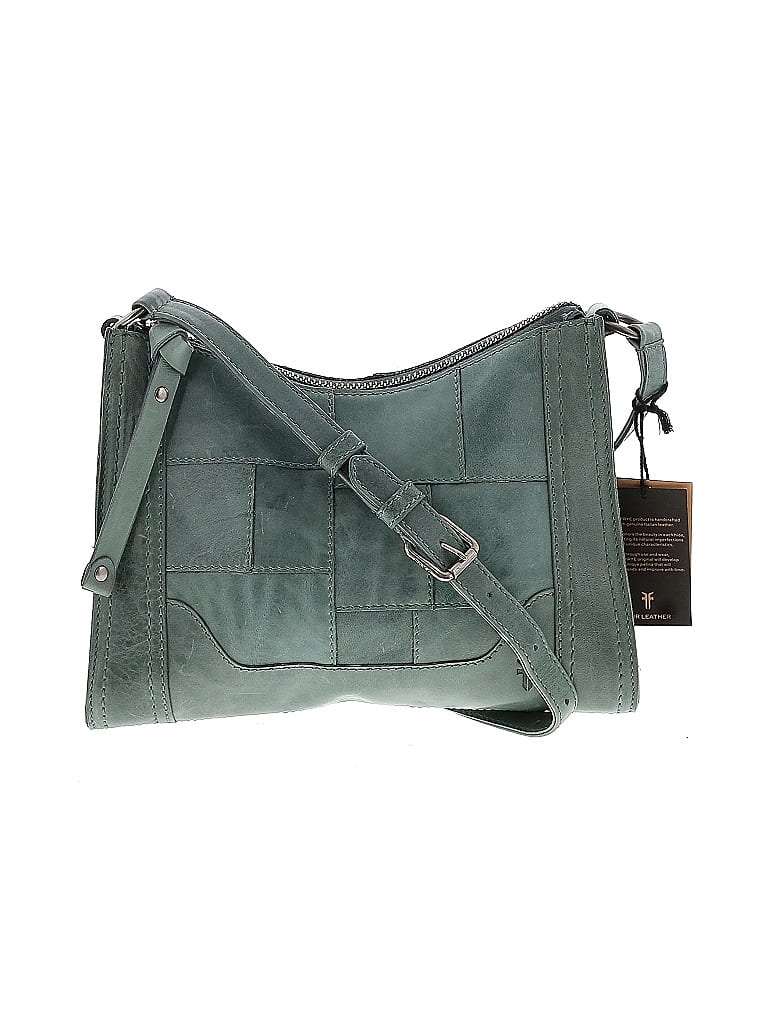 FRYE 100% Leather Green Teal Leather Crossbody Bag One size - photo 1
