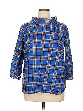 Talbots Outlet 3/4 Sleeve Button Down Shirt