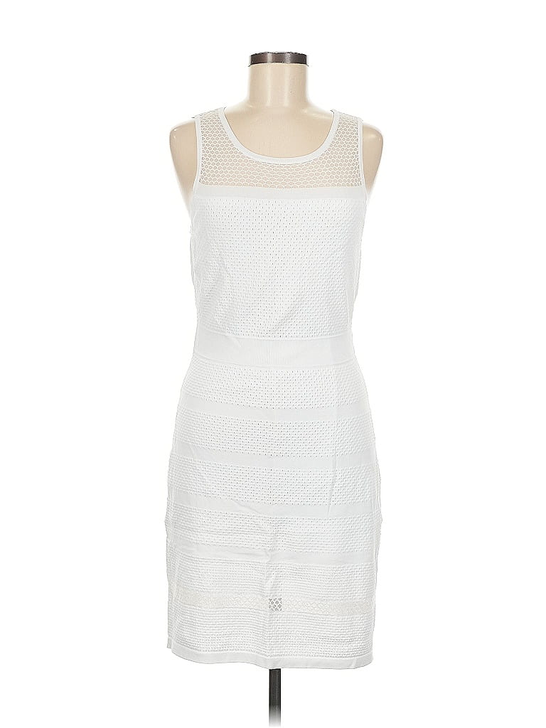 Pre-owned Catherine Catherine Malandrino Cocktail Dress In White