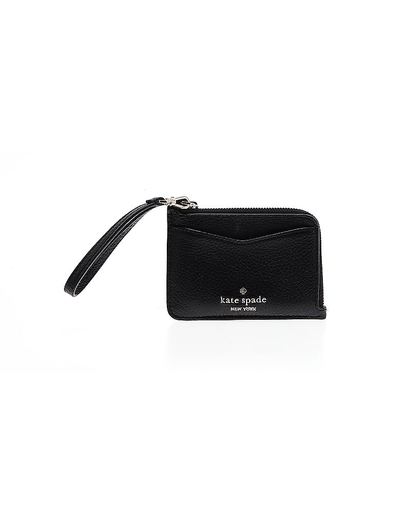 Kate Spade New York 100% Leather Black Leather Wristlet One size - photo 1