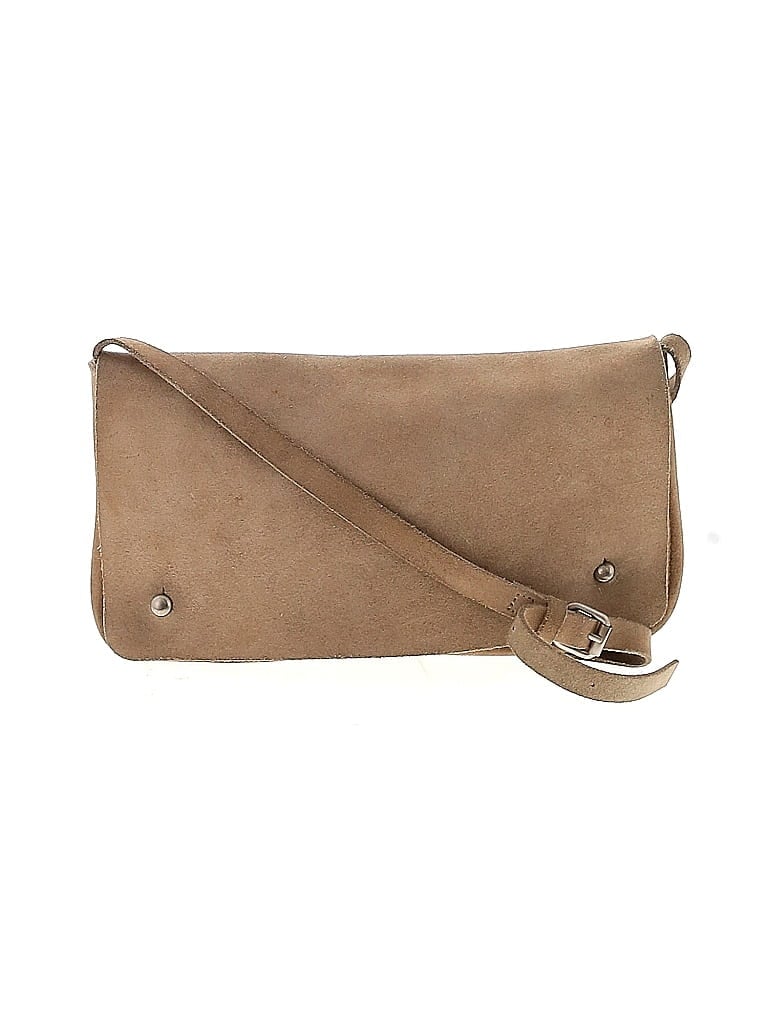 Banana Republic 100% Leather Tan Leather Shoulder Bag One size - photo 1
