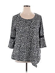 Notations 3/4 Sleeve Blouse