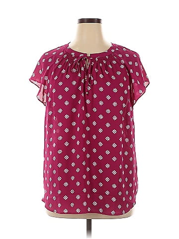 Liz Claiborne Short Sleeve Blouse (view 1)