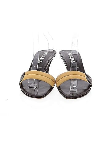 Prada Heeled Slide Sandals (view 2)