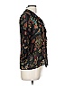 Chico's Design 100% Silk Black 3/4 Sleeve Silk Top Size M - photo 4