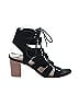 Loeffler Randall 100% Leather Black Heels Size 7 1/2 - photo 1