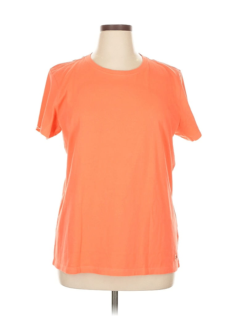 Life Is Good 100% Cotton Orange Short Sleeve T-Shirt Size XL - photo 1