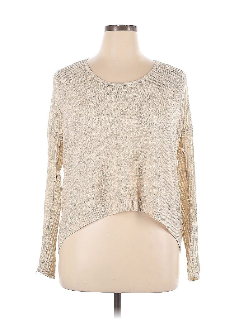 Jennifer Lopez Tan Long Sleeve T-Shirt Size XL - photo 1