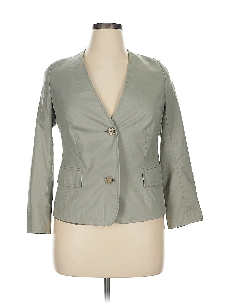Akris Punto Gray Blazer Size 14 - photo 1
