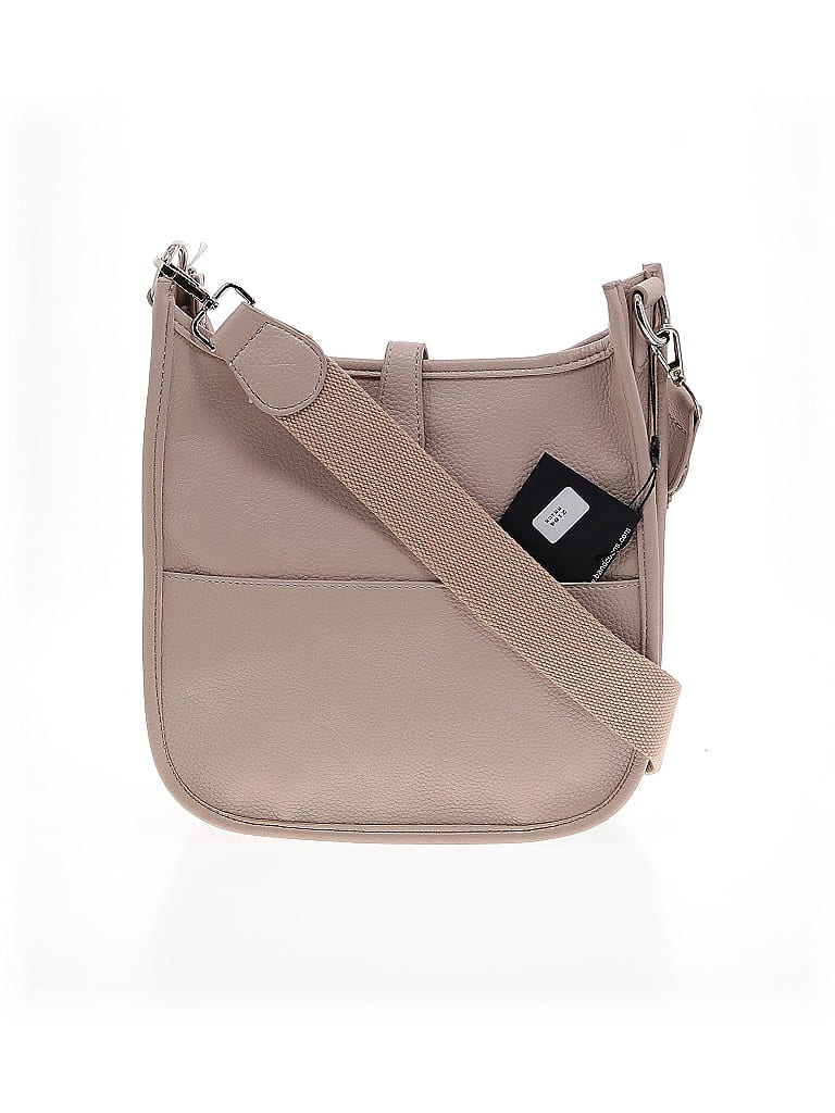 Unbranded Solid Gray Tan Crossbody Bag One size - photo 1