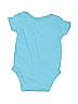 Carter's 100% Cotton Print Blue Short Sleeve Onesie Size Newborn - photo 2