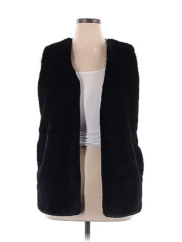Liz Claiborne Career Faux Fur Vest (view 1)