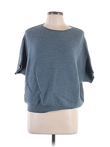 R | Label Wool Cardigan (view 1)