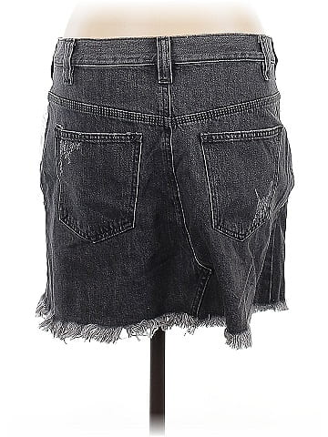 We the Free Denim Skirt (view 2)
