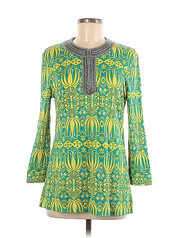 Tory Burch 3/4 Sleeve Silk Top (view 1)