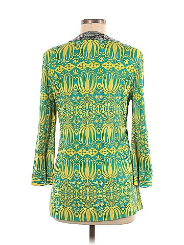 Tory Burch 3/4 Sleeve Silk Top (view 2)