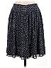 St. John Collection Polka Dots Graphic Blue Silk Skirt Size 10 - photo 2