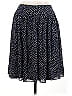 St. John Collection Polka Dots Graphic Blue Silk Skirt Size 10 - photo 1