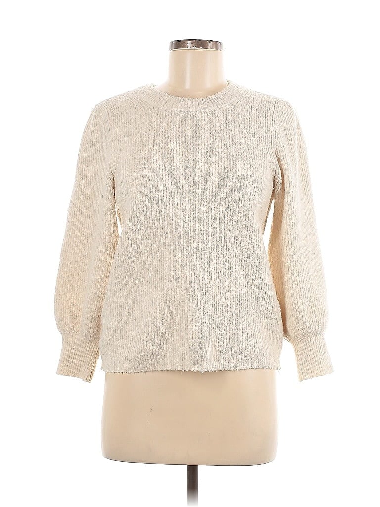 Lilla P Ivory Pullover Sweater Size M - photo 1