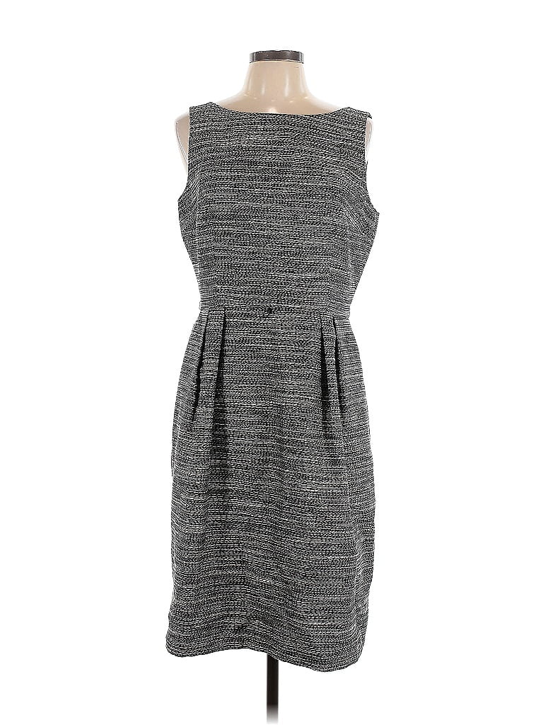 David Meister Tweed Gray Casual Dress Size 12 - photo 1
