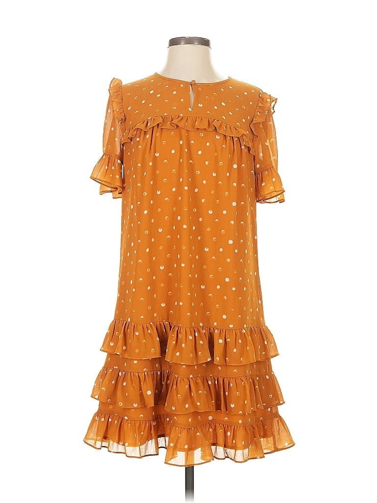 Pre-owned Point Sur Casual Dress In Orange