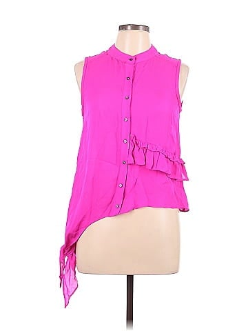 Nicole Miller Sleeveless Silk Top (view 1)