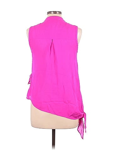 Nicole Miller Sleeveless Silk Top (view 2)