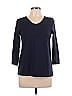Talbots Outlet Blue 3/4 Sleeve T-Shirt Size S - photo 1