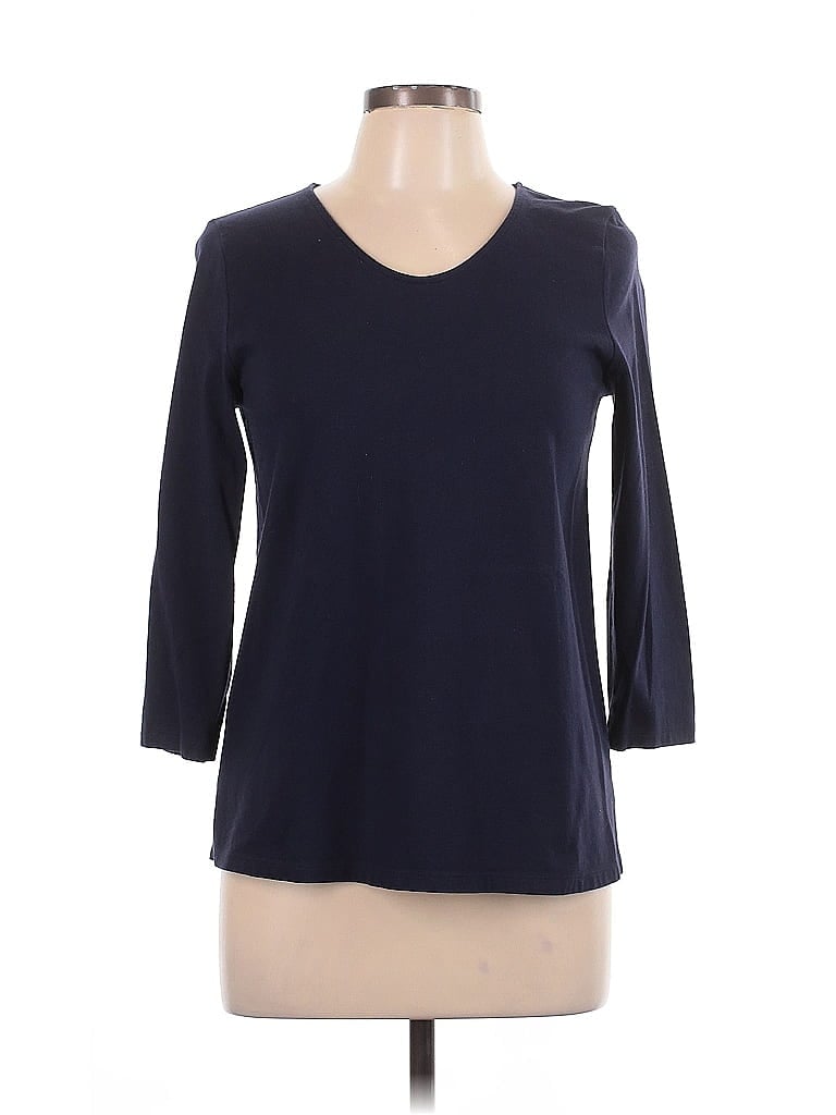 Talbots Outlet Blue 3/4 Sleeve T-Shirt Size S - photo 1