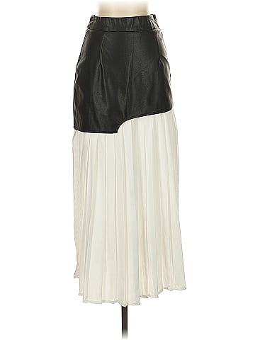 Commense Faux Leather Skirt (view 1)